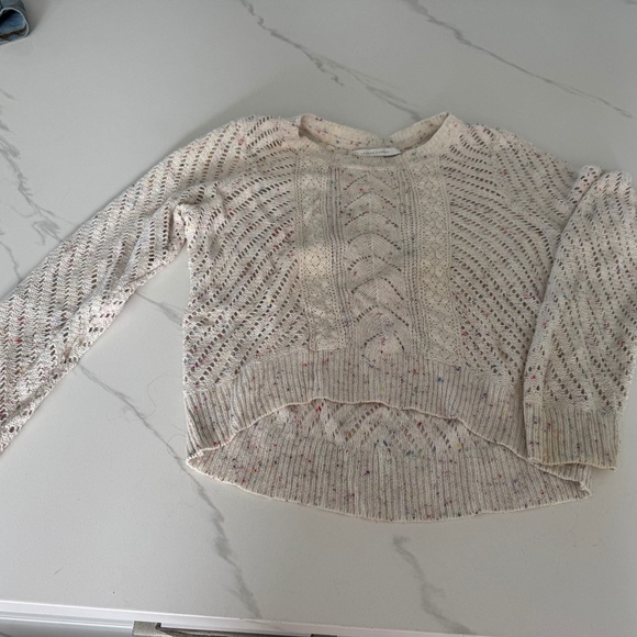 Lauren Conrad Cream Speckled Knit Sweater – Size Small - Picture 1 of 4